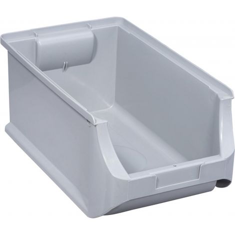 Boîte de stockage professionnelle-Plus L355xP205xH150mm PP gris