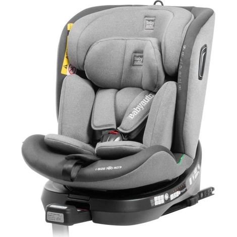 Auto-Sitz - BABYAUTO - AITANA GREY ANTHRACITE - Von Geburt bis 12 Jahre - 0-36 kg - I-Size - ISOFIX - Drehbar 360° - ECE R129