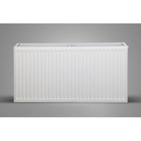 [JAMAIS UTILISE] Radiateur Eau Chaude Acier 1048W H600xL600mm ALTECH Type 22 Horizontal Blanc - 7595215 (1/3)
