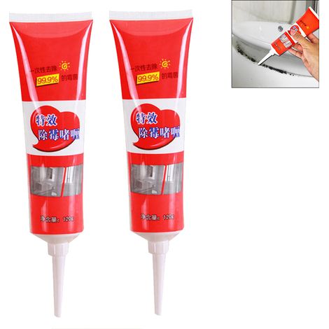 120ml Gel Anti-Moisissure Sols, Pâte Nettoyante Murs, Crème Anti-Moisissure Fissures (1/5)
