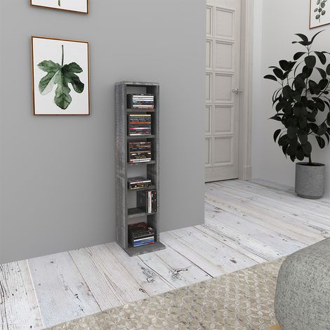 Scaffale porta cd , Calcestruzzo, 21 x 91.8 cm, Vicco