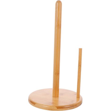 Porte-papier toilette sur pied avec base stable, design gain de place pour salle de bain, cuisine ou chambre. (1/5)