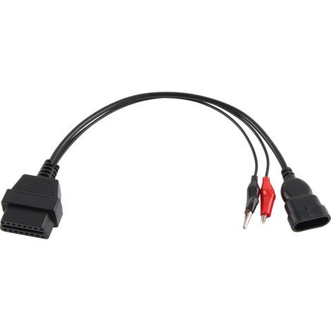 Adaptateur OBD2 3 Broches vers 16 Broches Câble Diagnostic pour Fiat Alfa Romeo Lancia (1/5)