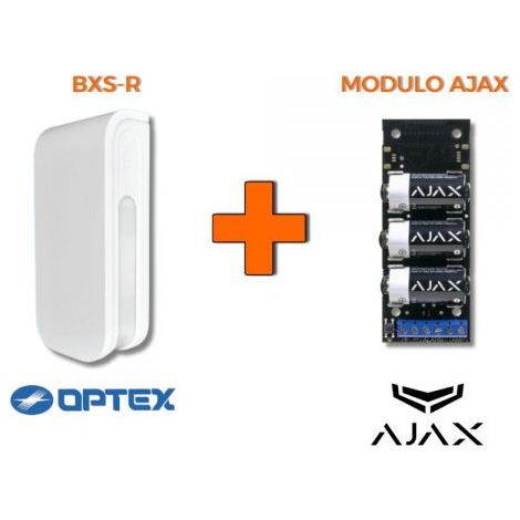 Ajax Optex sensore tenda barriera esterna BXS-R wireless + Modulo 38184 - 10306