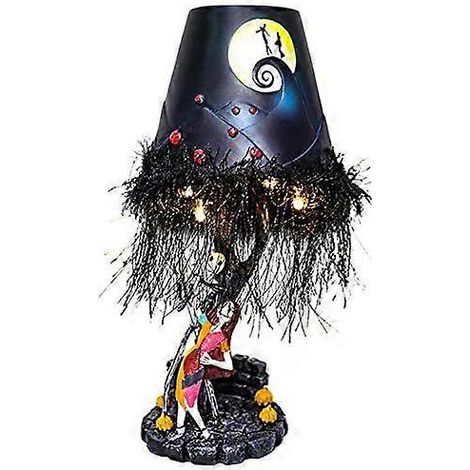 Lampe de table décorative d'Halloween, lampe de table lumineuse LED L'Étrange Noël de Monsieur Jack (Lumineuse) (1/2)