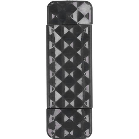 LED Book Light ABS USB Eye Care Folding Small Reading Lamp Portable Bookmark for Bed Car Black (1/5)