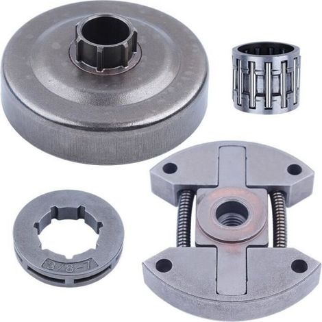 3/8\'\"-7t Embrayage à tambour de tambour Signeau à aiguille Kit de roulement pour Husqvarna 55 Rancher 50 (1/3)