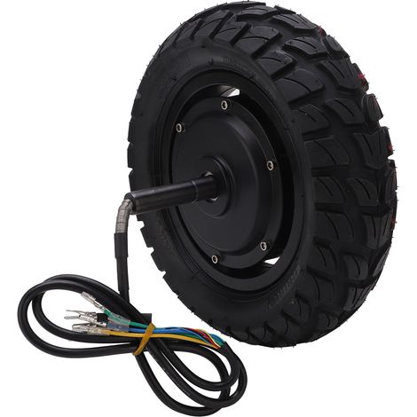 Moteur de moyeu sans brosse de scooter électrique de 36V à 60V 350W 1200W 10 pouces IP54 imperméable pour le vélo (1/5)