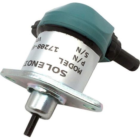 Électrovanne d'arrêt de carburant pour moteur Kubota D1005 D1105 D905, référence 17208-60016 17208-60015, pièces détachées pour groupe électrogène 12 V - SFYGV (1/5)