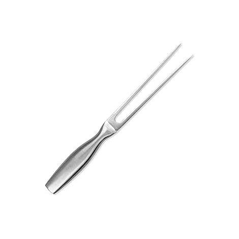 Fourchette à Viande, Acier Inoxydable, Fourchette à Découper Professional, Poignée Antidérapante, Argent, 27 cm (1/5)