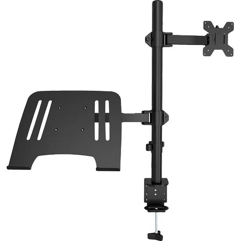 Monitorständer, Ergonomisches Design, Höhenverstellbar, Schwarz (1/2)