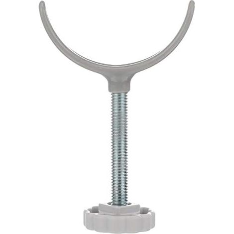 Adaptateur de barrière de sécurité en forme de U – 10 mm – Fixation d'escalier en Y pour poteaux ronds – Boulons de rechange pour barrière de sécurité bébé avec revêtement en caoutchouc