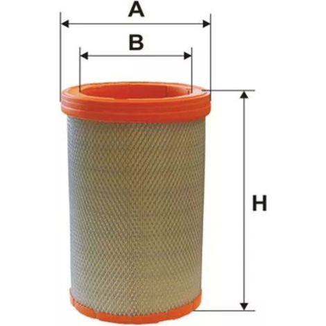 Filtro aria WIX Filters 93332E BALDWIN RS5456 AF25711 SL81387 SA16481 (1/2)
