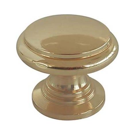 5,0 x POMOLO OTTONE TORNITO TESTA PIANA