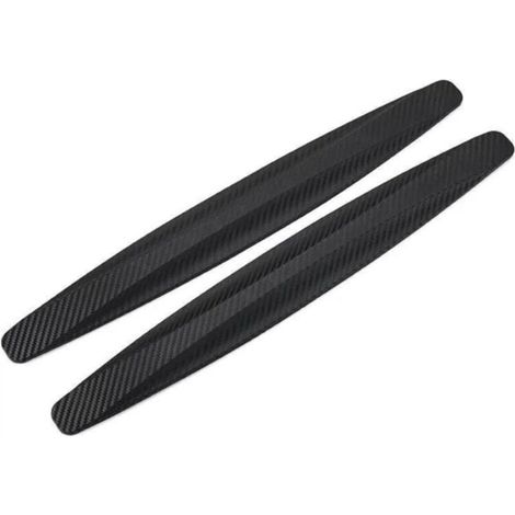 Bandes de protection en caoutchouc pour pare-chocs de voiture, autocollants de protection pour portières de voiture, bandes de protection anti-rayures, 2 pièces (taille : noir) (1/5)