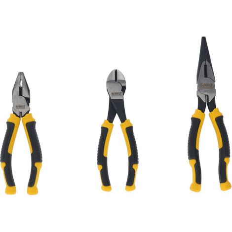 Pinzas DeWalt dwht82813-0 mangos ergonómicos bordes láser (1/2)