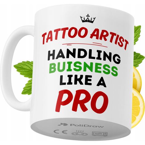 Lustige Tasse für Tattoo-Künstler – Kaffee- oder Teetasse mit witzigem Textdesign – ideal für Geburtstage, Namenstage, Feiertage und besondere Anlässe. Hochwertige Tasse für Zuhause, Büro und Arbeit. 
