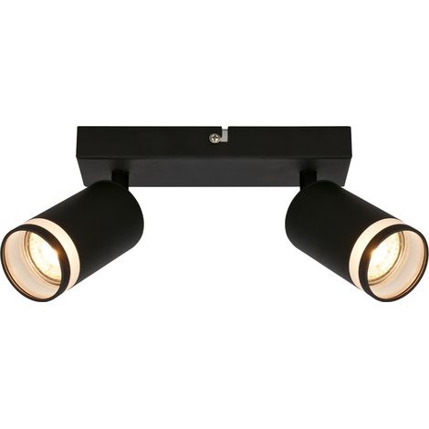 Deckenstrahler Deckenleuchte Deckenlampe Schlafzimmer Schwenkbar 2-flammig GU10