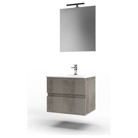 MOBILE BAGNO SOSPESO MOD. STILE L. 60 CM Misura: Bianco Lucido