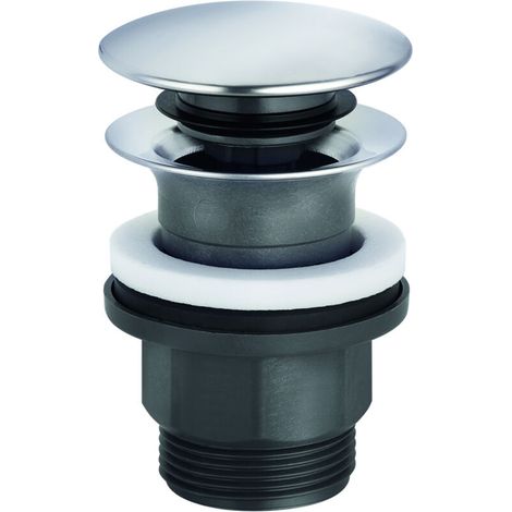 Accessoires - Bonde refermable push-open 1 1/4, évier chrome 1042605-00 (1/3)