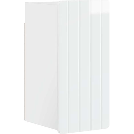 Badezimmer-Wandschrank ZWOLLE Hochglanz Weiß 30 x 31 x 63 cm vidaXL (1/5)