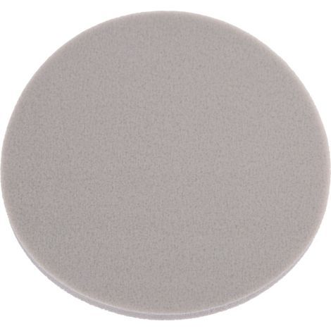 Disque abrasif rond en éponge flocké 125 mm (3000) pour ponceuse à velcro – finition précise et polyvalente (1/5)