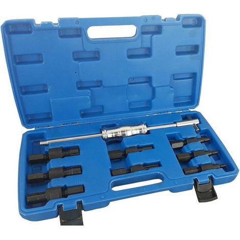 Trade Shop - Kit Estrattore Per Cuscinetti Interni Martello Scorrevole 9 Pezzi - (1/3)