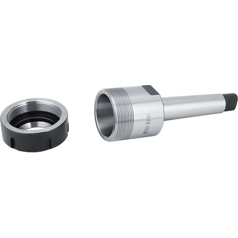 Porte-pince de serrage en acier au carbone MTA3 ER40UM à cône Morse pour tour et fraiseuse, 3-26 mm (1/3)