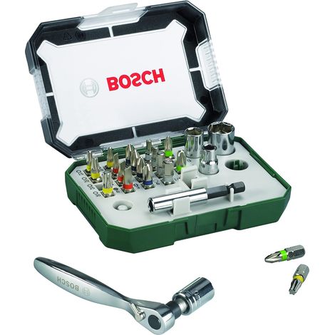 Bosch Accessories 26-teiliges Schraubendreher- und Ratschen-Bit-Set (extra harte Qualität, Bohr- und Schraubendreher-Zubehör) (1/5)