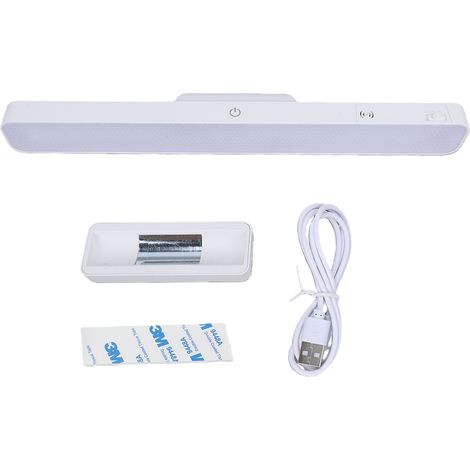Barre lumineuse LED magnétique, 3 températures de couleur, contrôle tactile, bureau Rechargeable pour dortoir, lit, garde-robe (1/5)