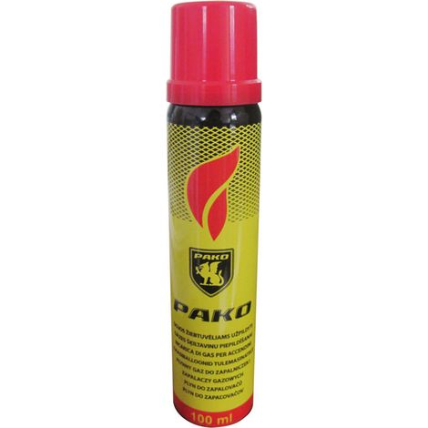 Bomboletta ricarica gas 100 ml corpo in lamiera valvola in PVC bombola con 5 adattatori (1/5)