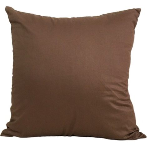 Housse De Coussin Extérieur - 45 x 45 cm - Polyester Enduit PU Imperméable - Fermeture Éclair Cachée - Pour Jardin Patio Balcon - Lot De 2 (1/5)