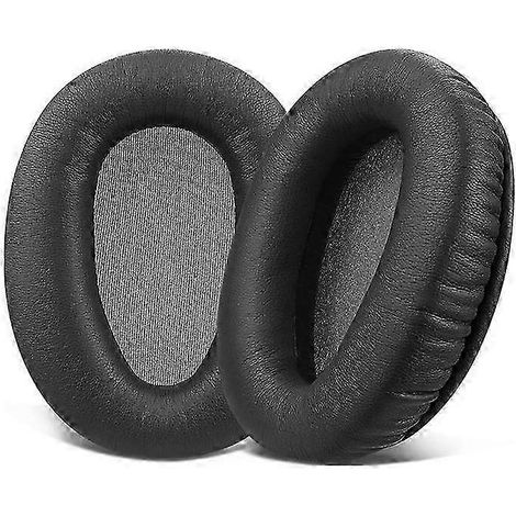 Paar Ohrpolster aus Schaumstoff und Leder für WH-CH700N (WHCH700N) und MDR-ZX780 (ZX780DC)/MDR-ZX770 (schwarz) (1/5)