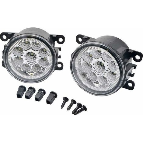 Satz mit 2 Nebelscheinwerfern mit 9 LEDs für Ford Fiesta MK6 MK7 (1/5)