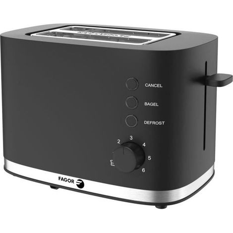 Grill Pain - FAGOR - FG250 - 4 fonctions : Bagel, Réchauffage, Annulation, Décongélation (1/4)