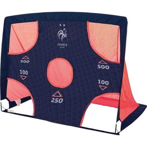 Portería de fútbol FFF con diana reversible 2 en 1, multizona para niños, 188 x 124 x 72 cm (1/3)