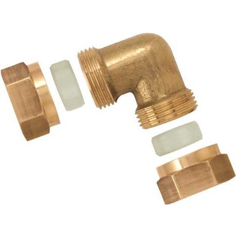 Boutte 3118189 Coude laiton bague bicone delrin Tube 14