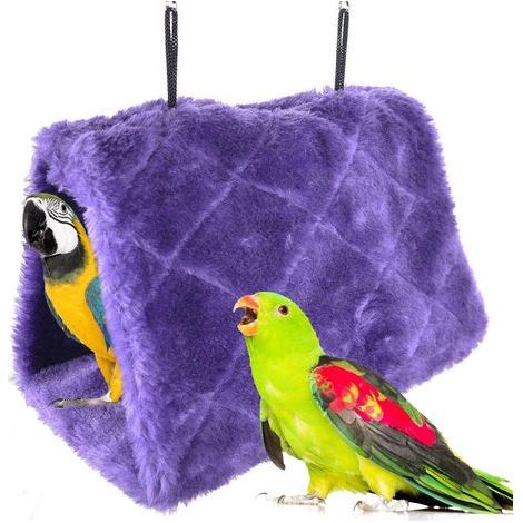 Nid d'oiseau perroquet, nid d'animal, hamac d'hiver chaud et moelleux à suspendre dans une cabane. (1/5)