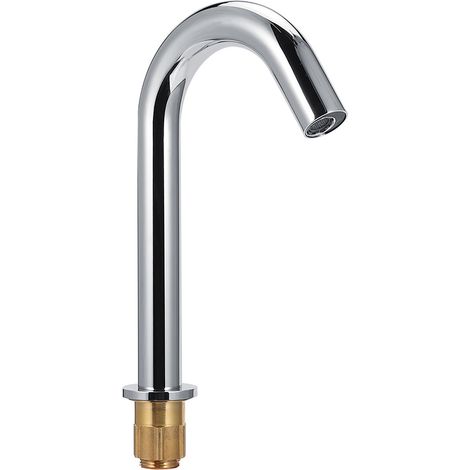 Automatischer Smart-Sensor-Wasserhahn, Warm- und Kaltwasser, Infrarotsensor-Waschtischarmatur, Höhe 23 cm (1/5)