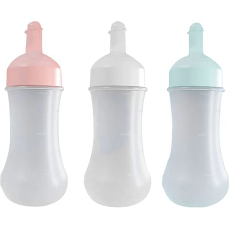 Lot de 3 flacons transparents pour sauce, distributeur d'assaisonnements de cuisine avec graduation pour un dosage précis. (1/5)