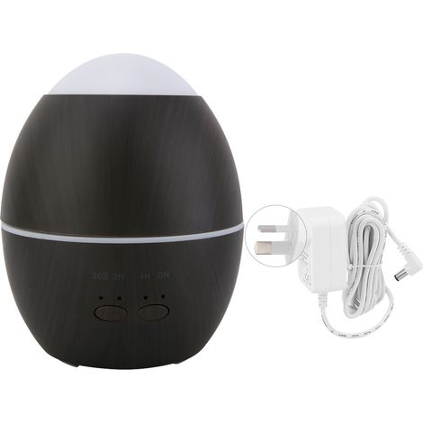 Diffuseur d'air purificateur mini humidificateur aromathérapie bureau maison 100-240V CA (Prise AU, couleur foncée) (1/5)