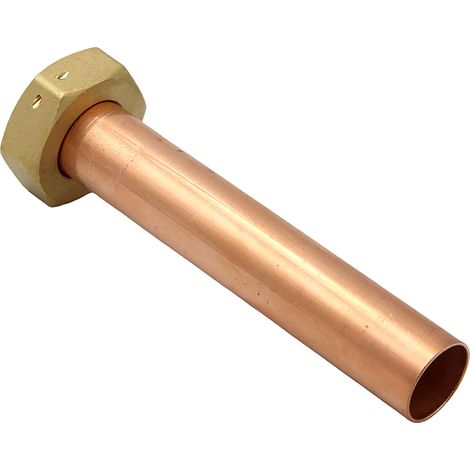 Flanschkupferrohr 22mm Überwurfmutter Rp 25 (1/5)