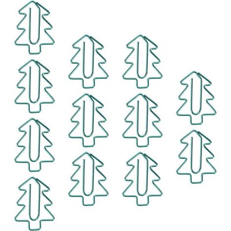 Trombones - OKUMGGYJ - Mini sapin de Noël - Lot de 12 - Légers et portables (1/5)