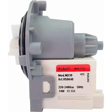 Pompe Lave-Linge Universelle 220/230 V 34 W Connexion Rast 5 (1/3)