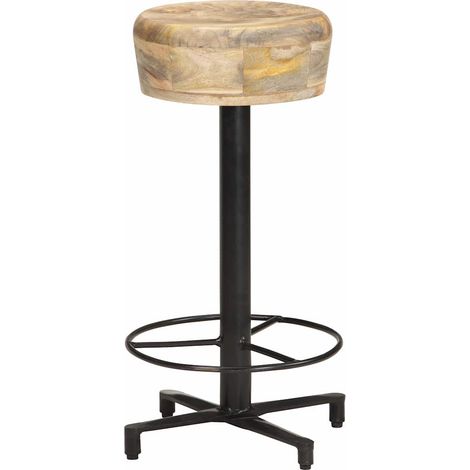 Maison Exclusive - Tabourets de bar lot de 2 66 cm bois de manguier massif (1/5)