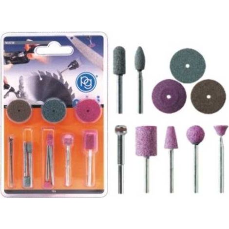 Accessoires de meulage Kit de 10 pièces M.8230 Pg