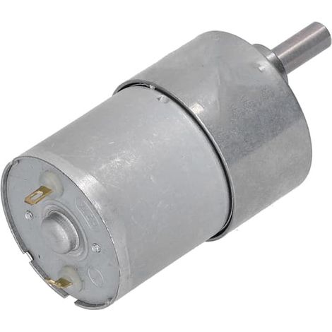 Mini moteur électrique à engrenages, réducteur métallique CC 24 V 250 tr/min pour kit de robot jouet à monter soi-même (1/5)