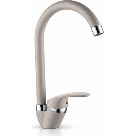Rubinetto Miscelatore Monocomando Cucina Lavello Avena Collo di Cigno 52943