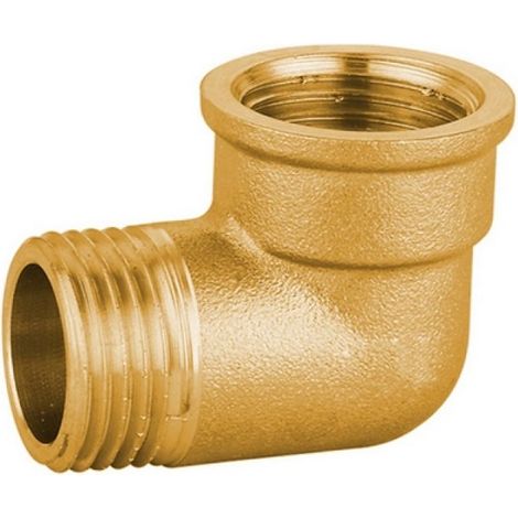GOMITO MF IN OTTONE GIALLO PESANTE IBP 3/8&quot