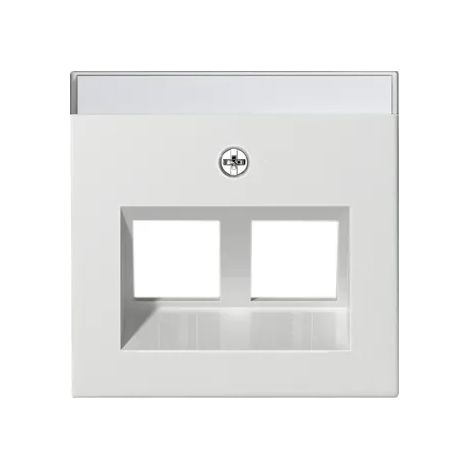 Gira Abd. 30° + BSF p. anillo soporte MJ 2f System 55 Blanco puro m [264027], 2640 27